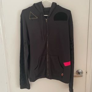 Vintage Free City Zip-Up Hoody